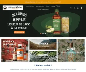 Heritage-Whisky.fr(Heritage Whisky) Screenshot