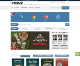 Heritage.com(Heritage Auctions) Screenshot