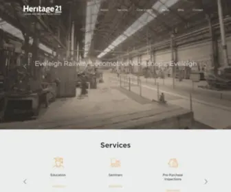 Heritage21.com.au(Heritage 21) Screenshot