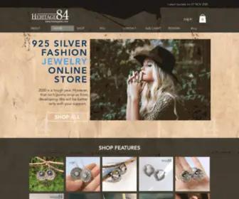 Heritage84.com(Heritage84 Jewelry) Screenshot