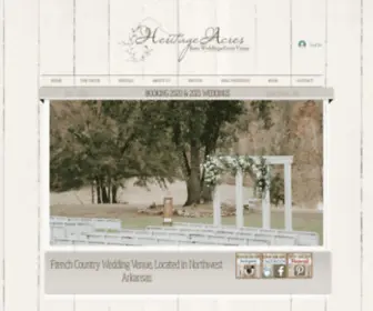 Heritageacresvenue.com(Heritage Acres Venue) Screenshot