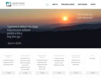 Heritageadvisorsllc.com(Heritage Advisors CPA) Screenshot