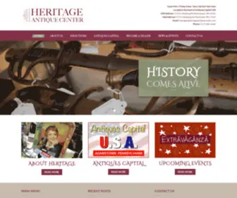 Heritageantiquecenter.com(Part of Antiques Capitol) Screenshot