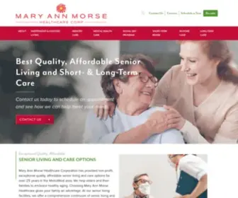 Heritageassistedliving.org(Non-profit Mary Ann Morse Healthcare Corp) Screenshot