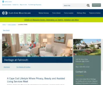 Heritageatfalmouth.org(Heritage at Falmouth) Screenshot