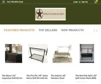 Heritagebackyard.com(Heritage Backyard Inc) Screenshot