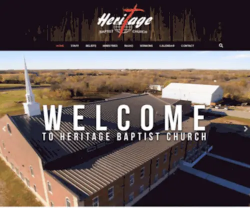 Heritagebaptistchurch.cc(Heritage Baptist Church) Screenshot