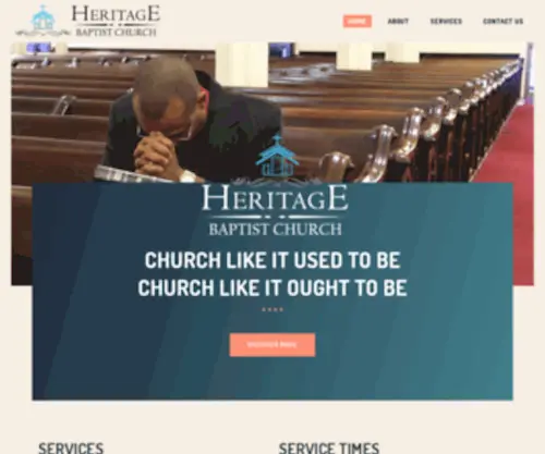 Heritagebaptistspringfield.org(Heritage Baptist Church) Screenshot