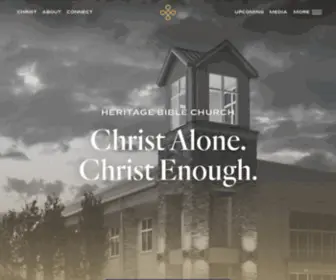 Heritagebiblechurch.org(Heritage Bible Church) Screenshot
