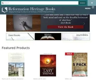 Heritagebooks.org(Reformation Heritage Books) Screenshot