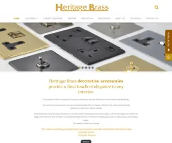 Heritagebrass-Uae.com(Heritage Brass Switches) Screenshot