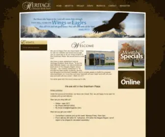 Heritagecbs.com(Heritage Christian Book Store) Screenshot