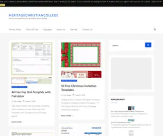 Heritagechristiancollege.com(Heritagechristiancollege) Screenshot