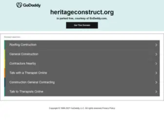 Heritageconstruct.org(Heritageconstruct) Screenshot