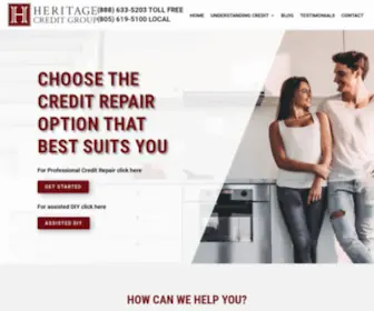 Heritagecreditrepair.com(Heritage Credit Group) Screenshot