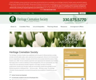 Heritagecremationsociety.com(Heritage Cremation Society) Screenshot