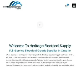 Heritageelectricalsupply.com(Heritage Electrical Supply) Screenshot