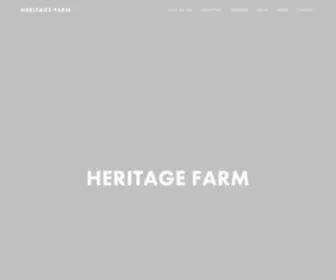 Heritagefarm.com(Heritage Farm) Screenshot