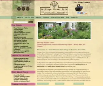 Heritageflowerfarm.com(Heritage Flower Farm) Screenshot