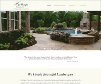 Heritagefrisco.com(Heritage Exteriors) Screenshot