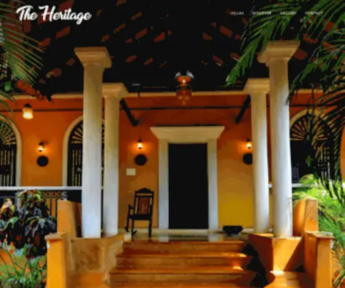 Heritagegoa.com(Goa Hotel) Screenshot