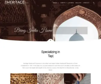 Heritagehandicraft.com(Heritage handicraft Emporium Pune) Screenshot