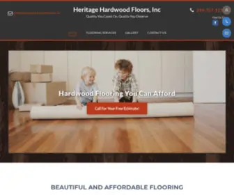 Heritagehardwoodfloorsinc.net(Heritage Hardwood Floors) Screenshot