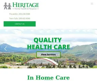 Heritagehealthservices.net(Home Health Care) Screenshot