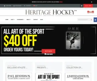 Heritagehockey.com(Heritage Hockey) Screenshot