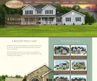 Heritagehomesltd.com(Heritage Homes) Screenshot