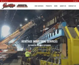 Heritageindustrialservices.com(Heritage Industrial Services) Screenshot