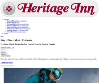 Heritageinn.net(Heritage Inn Hotels) Screenshot