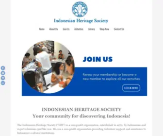 Heritagejkt.org(Indonesian Heritage Society) Screenshot