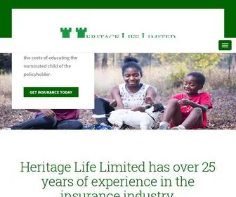 Heritagelife.co.zw(Let's Work Together) Screenshot