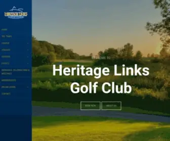 Heritagelinks.com(Heritage Links Golf Club) Screenshot