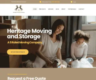 Heritagemovingandstorage.com(Heritage Moving and Storage Full) Screenshot