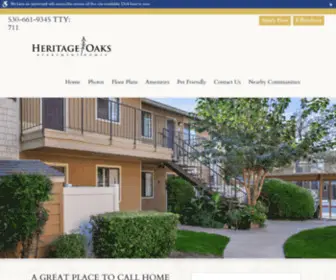 Heritageoaks-Woodland.com(Heritage Oaks) Screenshot