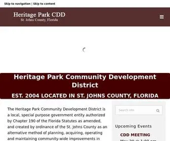 HeritageparkCDD.com(Heritage Park CDD St) Screenshot