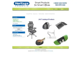 Heritageproducts.com(Zen Cart) Screenshot