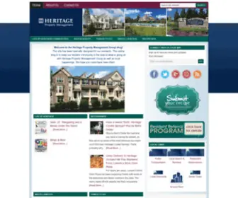 Heritagepropertymanagementblog.com(Heritage Property Management Group) Screenshot