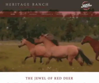 Heritageranch.ca(Heritage Ranch) Screenshot