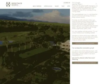 Heritageresorts.mu(Holidays to Mauritius in our luxury hotels and villas) Screenshot