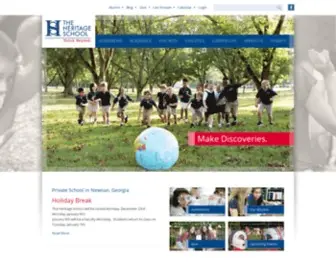 Heritageschool.com(The Heritage School) Screenshot