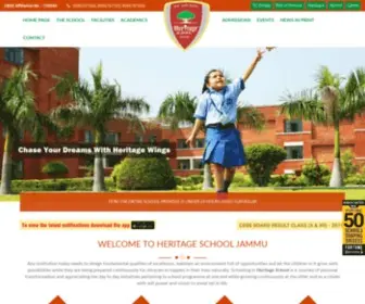 Heritageschooljammu.com(Heritage School Jammu) Screenshot