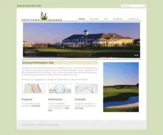 Heritageshoresinfo.com(Zoning Information Site) Screenshot