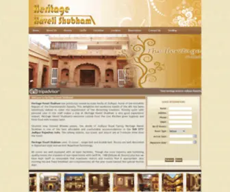 Heritageshubham.com(BEST HOTEL IN JODHPUR) Screenshot