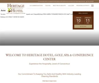 Heritagesouthbury.com(The Heritage Hotel & Conference Center) Screenshot