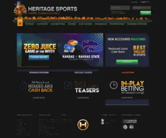 Heritagesports.eu Screenshot