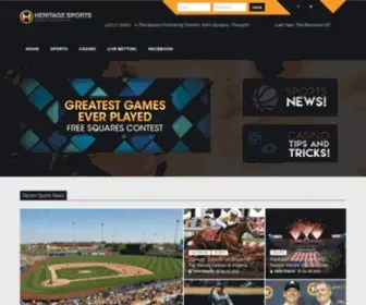 Heritagesports.net Screenshot