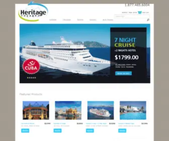 Heritagetravelonline.com(Heritage Travel) Screenshot